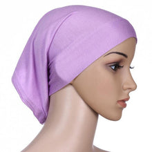 New Women Hijab Under Scarf Tuban Hair Bonnet Cap Bone Islamic Headscarf Head Cover 15 Colors PY4 TIML66