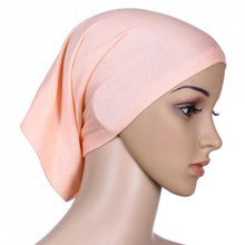 New Women Hijab Under Scarf Tuban Hair Bonnet Cap Bone Islamic Headscarf Head Cover 15 Colors PY4 TIML66