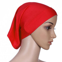 New Women Hijab Under Scarf Tuban Hair Bonnet Cap Bone Islamic Headscarf Head Cover 15 Colors PY4 TIML66