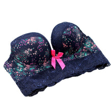 New Women Lace Underwear Push Up Side Support Plunge Bra and Panty Set Lingerie Bras Briefs Sets TIML66