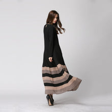 New Women's Sheer Chiffon Islamic Wear Abaya Jilbab Hijab Muslim Rainbow Dress PY3 TIML66