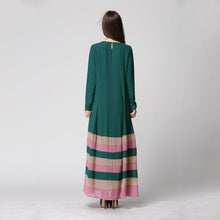 New Women's Sheer Chiffon Islamic Wear Abaya Jilbab Hijab Muslim Rainbow Dress PY3 TIML66