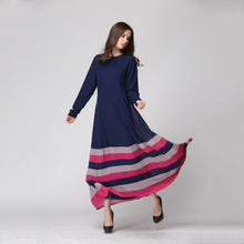 New Women's Sheer Chiffon Islamic Wear Abaya Jilbab Hijab Muslim Rainbow Dress PY3 TIML66