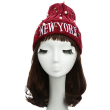 Casual Beanie Men Hat Letter Embroidery Pearl Warm Hip-Hop Cool Knitted Cap Headwear TIML66 TIML66
