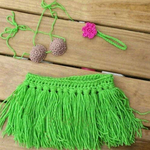 Newborn 0-6M Clothing Sets Clothes Baby Girls Boy Knit Crochet Pography Props Outfits Costume Skirt Cute  TIML66