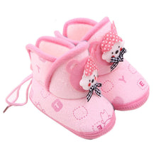 newborn boys girls cartoon prewalker fleece boots baby indoorcrib shoes TIML66