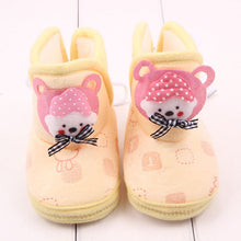 newborn boys girls cartoon prewalker fleece boots baby indoorcrib shoes TIML66