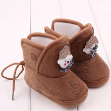 newborn boys girls cartoon prewalker fleece boots baby indoorcrib shoes TIML66