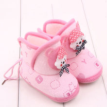 newborn boys girls cartoon prewalker fleece boots baby indoorcrib shoes TIML66