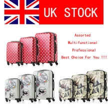Patterned Suitcases Sets Kids Children Bagages Roulettes Designer Hard Shell Luggage Women Retro Travel Set Trolley 20"24"28" TIML66 TIML66