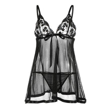 perspective women underwear sexy lingerie embroidery lace sleepwear ladies temptation deep v neck sexy costumes nuisette TIML66