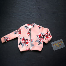 Pink Black Toddler Girl Coats Zipper Tops Toddler Child Baby Warm Sweatshirt Jackets  TIML66