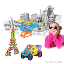 plastic building puzzle magnetic building puzzle toys 3d puzzle building diy kids toys educational model toys TIML66