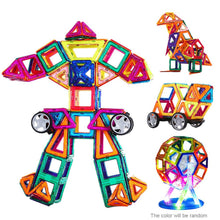 plastic building puzzle magnetic building puzzle toys 3d puzzle building diy kids toys educational model toys TIML66