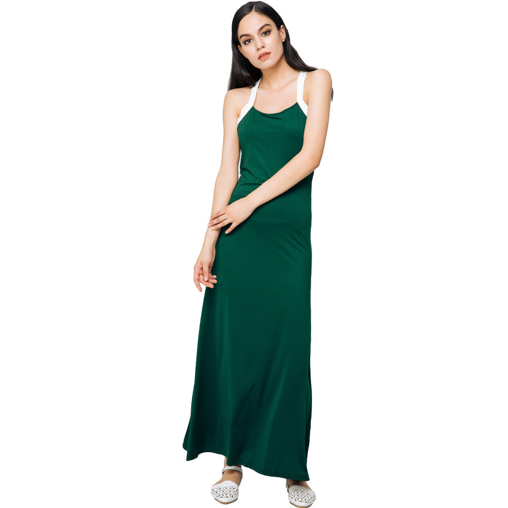Plus Size Casual Dresses Women Long Maxi Dress Spaghetti Strap Sleeveless Elegant Party Dresses Vestidos TIML66 TIML66