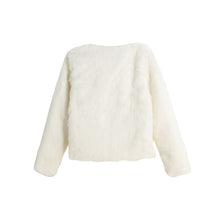 Plus Size Women Faux Mink Fur Coat Open Front Round Neck Long Sleeve Fluffy Warm Outerwear Overcoat XXXL Abrigos Mujer TIML66 TIML66
