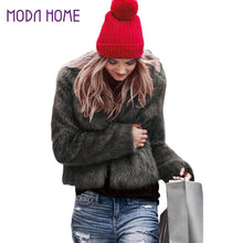 Plus Size Women Faux Mink Fur Coat Open Front Round Neck Long Sleeve Fluffy Warm Outerwear Overcoat XXXL Abrigos Mujer TIML66 TIML66