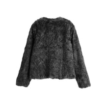Plus Size Women Faux Mink Fur Coat Open Front Round Neck Long Sleeve Fluffy Warm Outerwear Overcoat XXXL Abrigos Mujer TIML66 TIML66