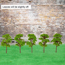 Popular Green Banyan Tree Model 10Pcs Train Layout Garden Scenery Landscape Tree Model Diorama Miniatures Architectural Model TIML66 TIML66