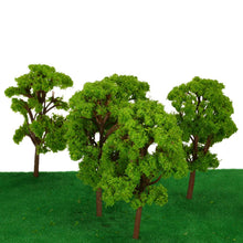 Popular Green Banyan Tree Model 10Pcs Train Layout Garden Scenery Landscape Tree Model Diorama Miniatures Architectural Model TIML66 TIML66