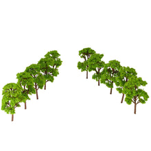 green banyan tree model 10pcs train layout garden scenery landscape tree model diorama miniatures architectural model TIML66