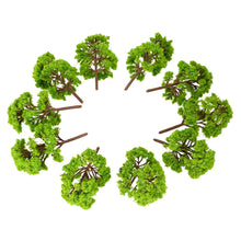 Popular Green Banyan Tree Model 10Pcs Train Layout Garden Scenery Landscape Tree Model Diorama Miniatures Architectural Model TIML66 TIML66