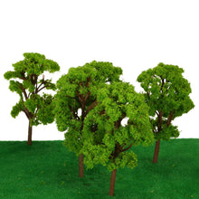 green banyan tree model 10pcs train layout garden scenery landscape tree model diorama miniatures architectural model TIML66