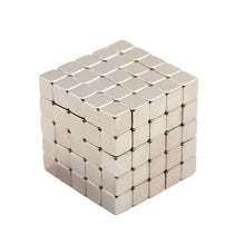 kids toys 5mm neodymium magnetic cube diy puzzle set 3d magnet puzzle forchildren 1pieces silver magnetic balls TIML66