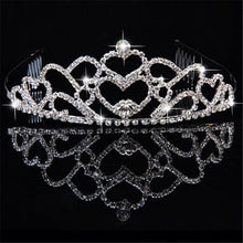 pretty women girls hair band headband bridal princess stunning crystal tiara wedding crown TIML66