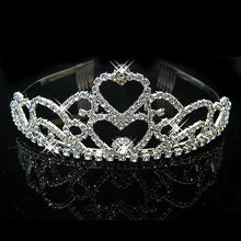 pretty women girls hair band headband bridal princess stunning crystal tiara wedding crown TIML66