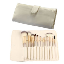 Pro Cosmetics Brushes Set Wood Material Stems Brush Horse Hair Makeup Foundation Powder Blush Eyeliner Brushe 12/18pcs PY2 TIML66