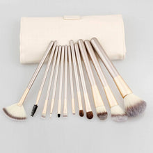Pro Cosmetics Brushes Set Wood Material Stems Brush Horse Hair Makeup Foundation Powder Blush Eyeliner Brushe 12/18pcs PY2 TIML66