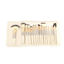 Pro Cosmetics Brushes Set Wood Material Stems Brush Horse Hair Makeup Foundation Powder Blush Eyeliner Brushe 12/18pcs PY2 TIML66