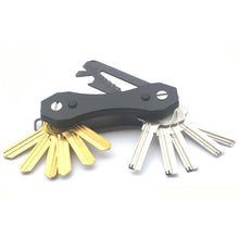 pro keychain clip key outdoor multi function organize up to 30 keys dual led lights built in bottle opener kits tool TIML66