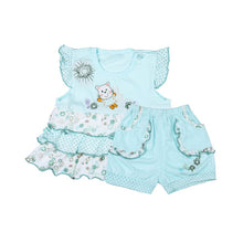 Pro Baby Girl Printed sleeveless Back halter Cotton Suits Cloth Set Comfortable Shirt + Pants TIML66