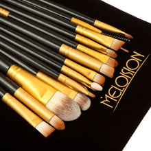 20pcs makeup brushes eyeshadow lip eyeliner facial makeup brush set foundation powder brushes with flannel bag TIML66