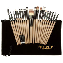 20pcs makeup brushes eyeshadow lip eyeliner facial makeup brush set foundation powder brushes with flannel bag TIML66