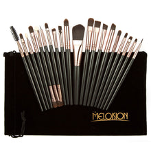 20pcs makeup brushes eyeshadow lip eyeliner facial makeup brush set foundation powder brushes with flannel bag TIML66