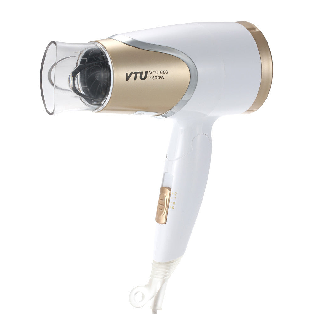 blow dryer with 1 nozzle 220v 1500w low noise cold wind electric portable foldable hair dryer styling tools TIML66