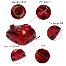 nail art salon manicure pedicure kit 220v electric nail drill file machine with emery rods and sand bits nail tools TIML66
