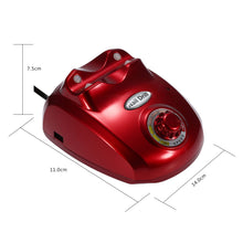 nail art salon manicure pedicure kit 220v electric nail drill file machine with emery rods and sand bits nail tools TIML66