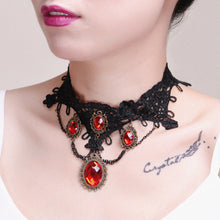punk lace choker unique wide body chains women hollow out gothic necklace multilayerchain elegant party jewelry accessories TIML66