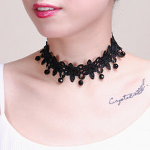 punk lace choker unique wide body chains women hollow out gothic necklace multilayerchain elegant party jewelry accessories TIML66