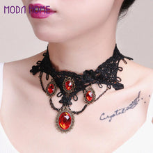 punk lace choker unique wide body chains women hollow out gothic necklace multilayerchain elegant party jewelry accessories TIML66