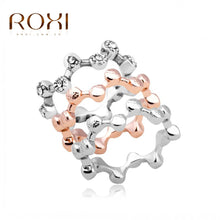 roxi 3pcs austrian crystal stackable rings beauty wave band ring bride wedding engagement love ring jewelry for women TIML66