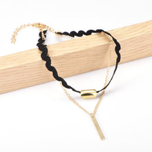 Retro Double Layers Chain Metal Ball Pendants Necklaces Women Vintage Collares Choker Statement Jewelry Accessory Collier  TIML66 TIML66