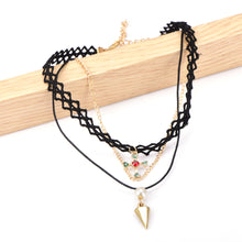Retro Double Layers Chain Metal Ball Pendants Necklaces Women Vintage Collares Choker Statement Jewelry Accessory Collier  TIML66 TIML66