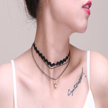 Retro Double Layers Chain Metal Ball Pendants Necklaces Women Vintage Collares Choker Statement Jewelry Accessory Collier  TIML66 TIML66
