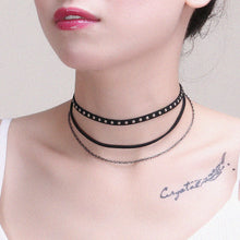 Retro Double Layers Chain Metal Ball Pendants Necklaces Women Vintage Collares Choker Statement Jewelry Accessory Collier  TIML66 TIML66