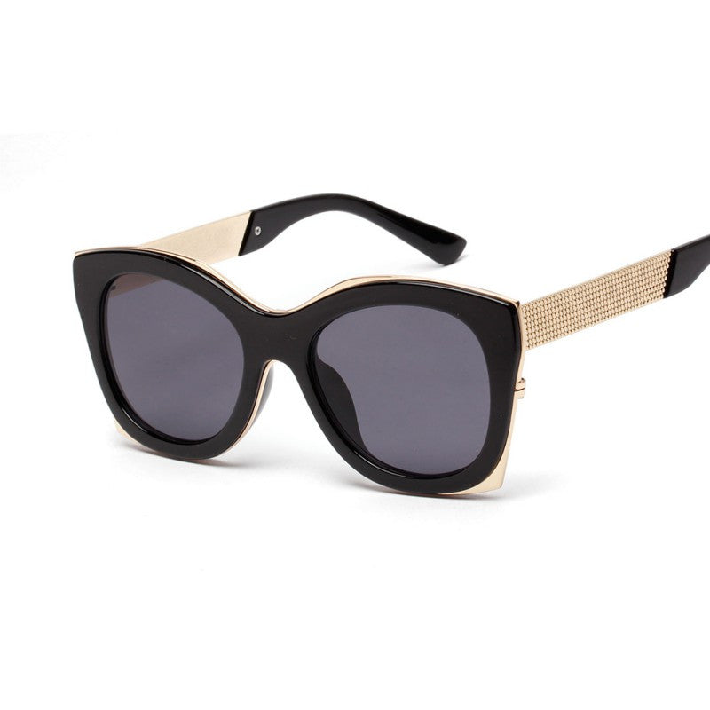 Retro Sunglasses Men Women Over Sized Sun Glasses Korean UV Protective Eyewear Oculos De Sol Feminino Masculino TIML66